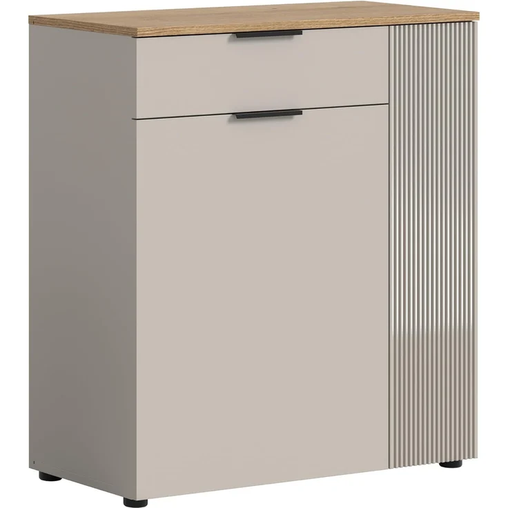 Kommode (B/H/T: 80x88x36 cm) in Kaschmir Nachbildung und Kaschmir Nachbildung – Bild 1