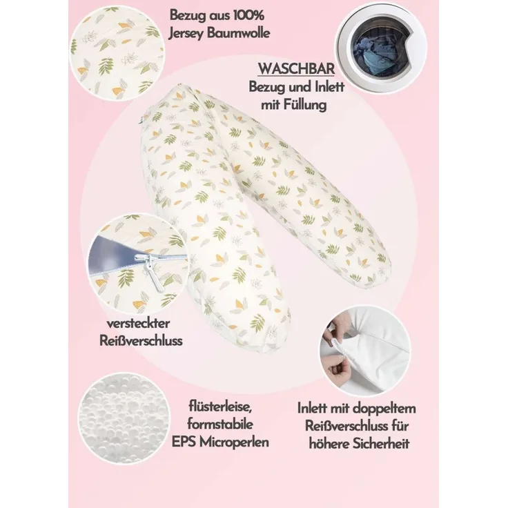 pic Bear Stillkissen PREMIUM 194 cm, Blätter : Blätter