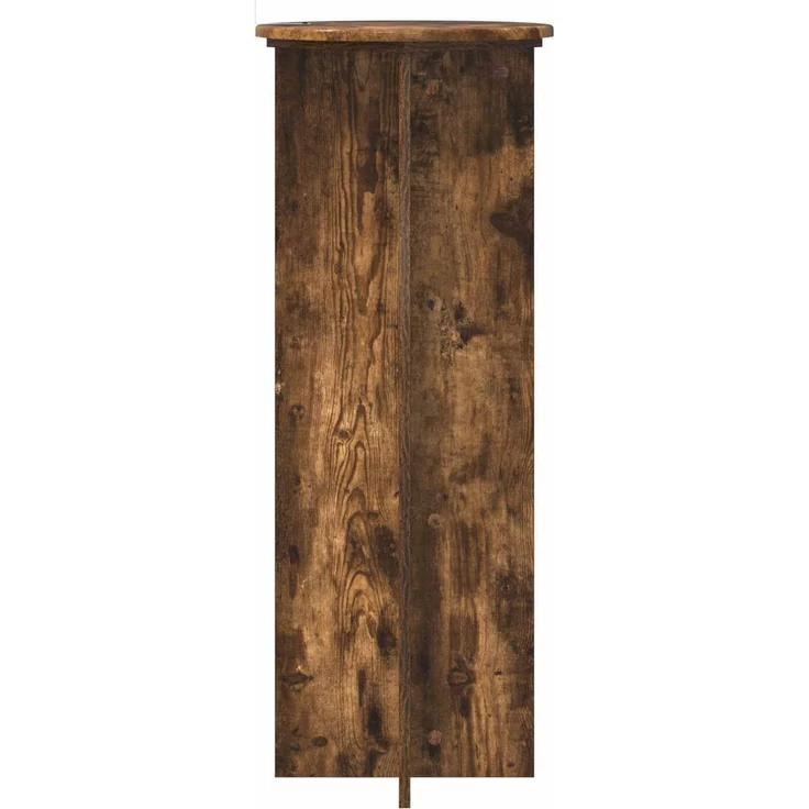 vidaXL Pflanzenständer 2 stk. Räuchereiche Ø40 x 100 cm Holzwerkstoff 899695 – Bild 7