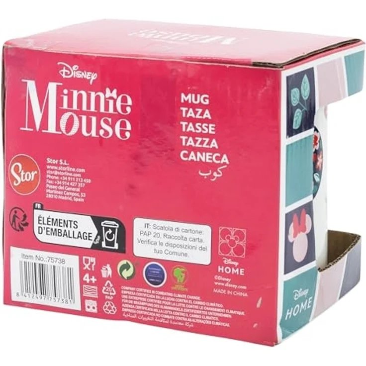 Tasse mit Disney Minnie Mouse Motiv Gardening ca. 325ml 11oz aus Keramik – Bild 4