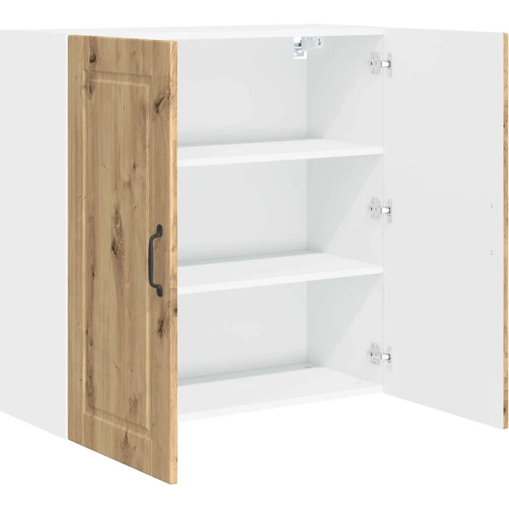 vidaXL Wandschrank PORTO Artisan-Eiche 80 x 31 x 80 cm Holzwerkstoff 885414 – Bild 5