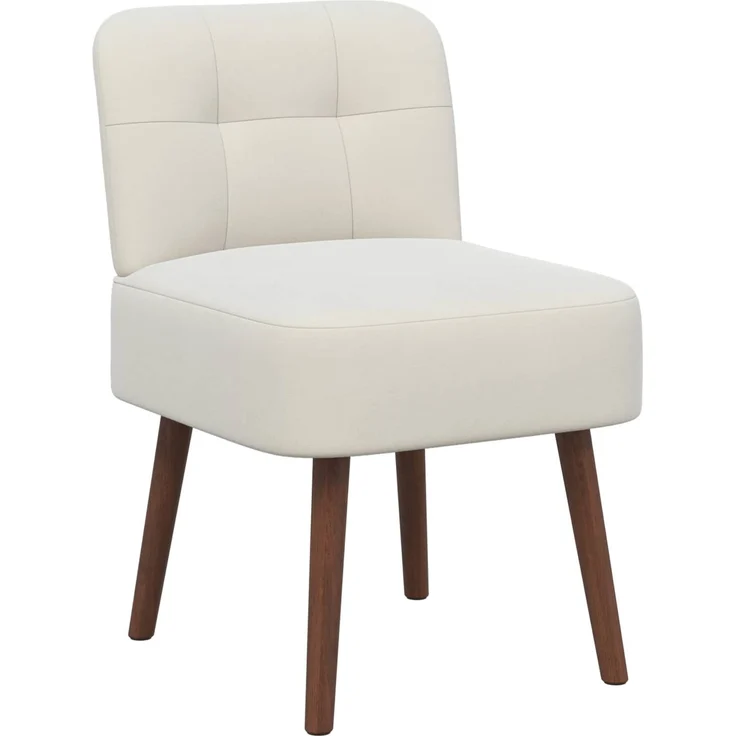 vidaXL Schlafsessel Creme Samt 42050520 – Bild 2