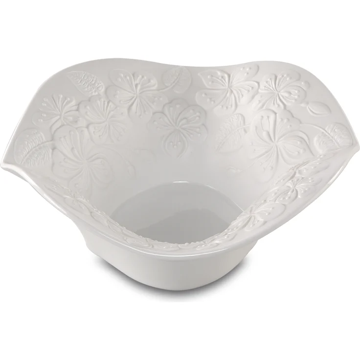 Goebel / Floralie,Schale,weiß,22,0cm x 22,0cm x 8,5cm / Biskuit-Porzellan / 22,0cm x 22,0cm x 8,5cm – Bild 1