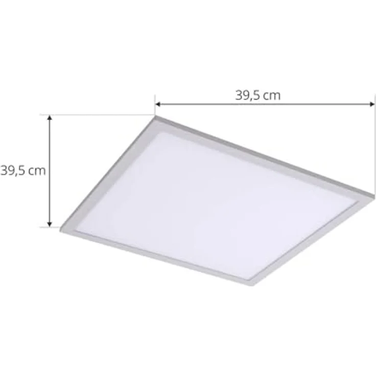 Lindby LED Panel Enhife, LED Weiß universalweiß IP20, LED 20 W gesamt, universalweiß – Bild 4