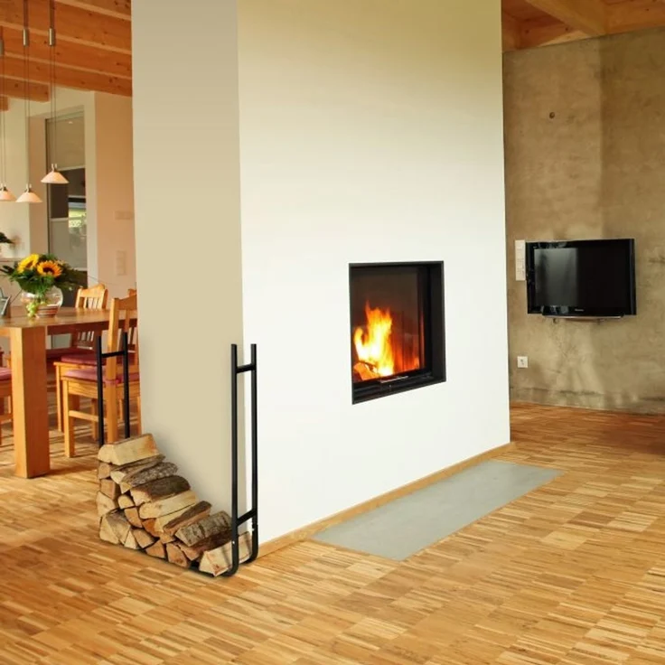 Relaxdays Kaminholzregal aus Metall – Bild 5