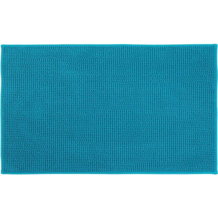 Gözze Badematte Chenille, Höhe 15 mm, rutschhemmend beschichtet, fußbodenheizungsgeeignet, Polyester, rechteckig, Badteppich, Uni Farben, besonders weich durch Microfaser, waschbar – Bild 2