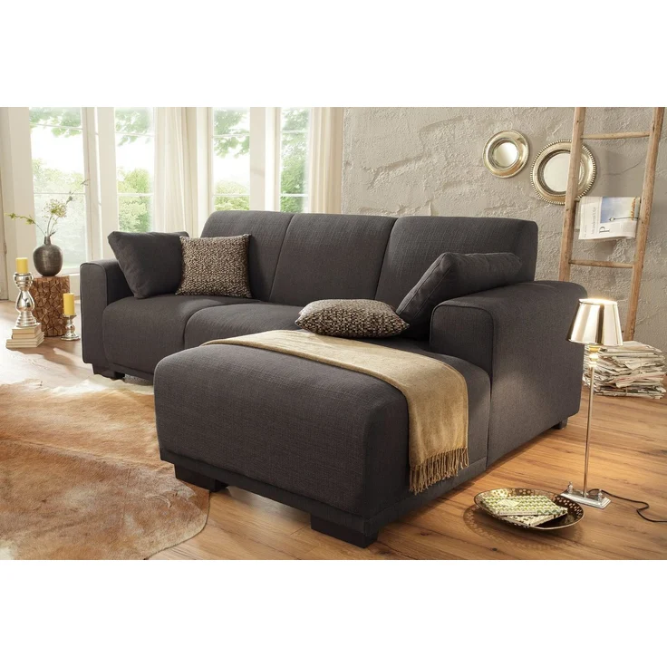 Home affaire Ecksofa Bornholm inkl. 2 Kissen, Stellmaße 234x162 cm L-Form, Recamiere wahlweise links oder rechts bestellbar – Bild 5