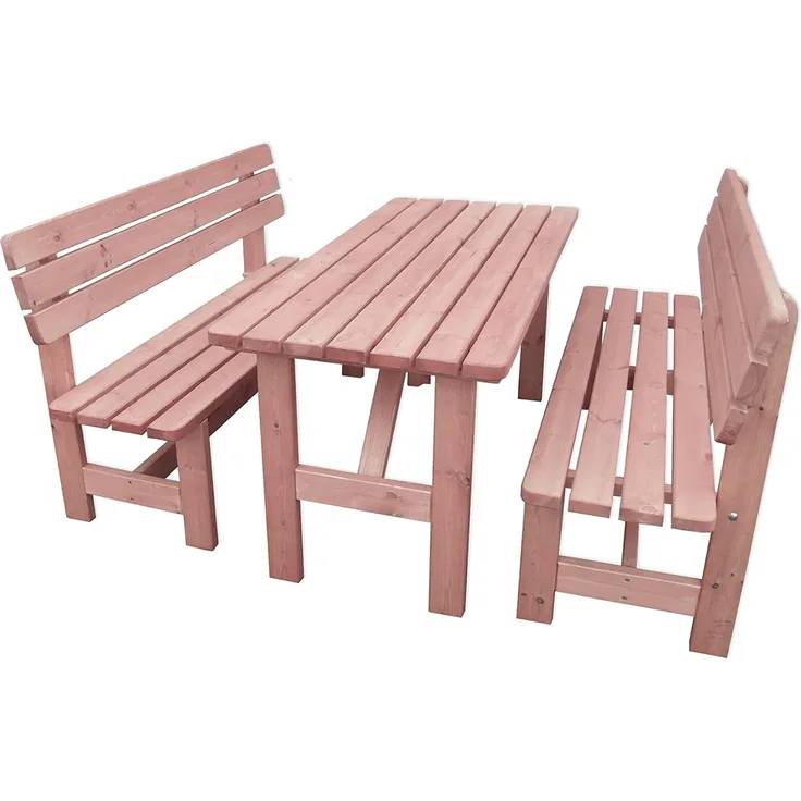 Holz-Garnitur Set Summer (honigbraun)