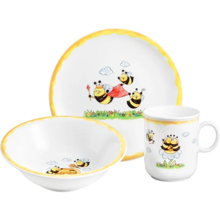 Seltmann Weiden Compact Kindergeschirr Set 3-teilig - Fleißige Bienen