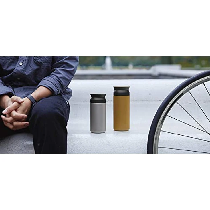 Kinto Travel Tumbler 350ml Colour: Kinto Silver – Bild 4