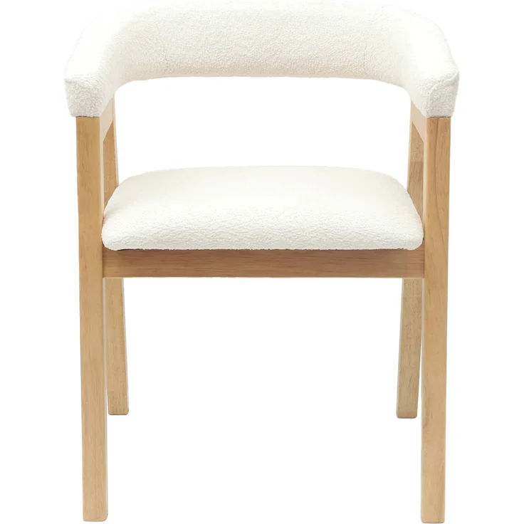 vidaXL Esszimmerstühle 2 pcs Natur 54 x 57 x 73 cm Massives Gummiholz 42020428 – Bild 4