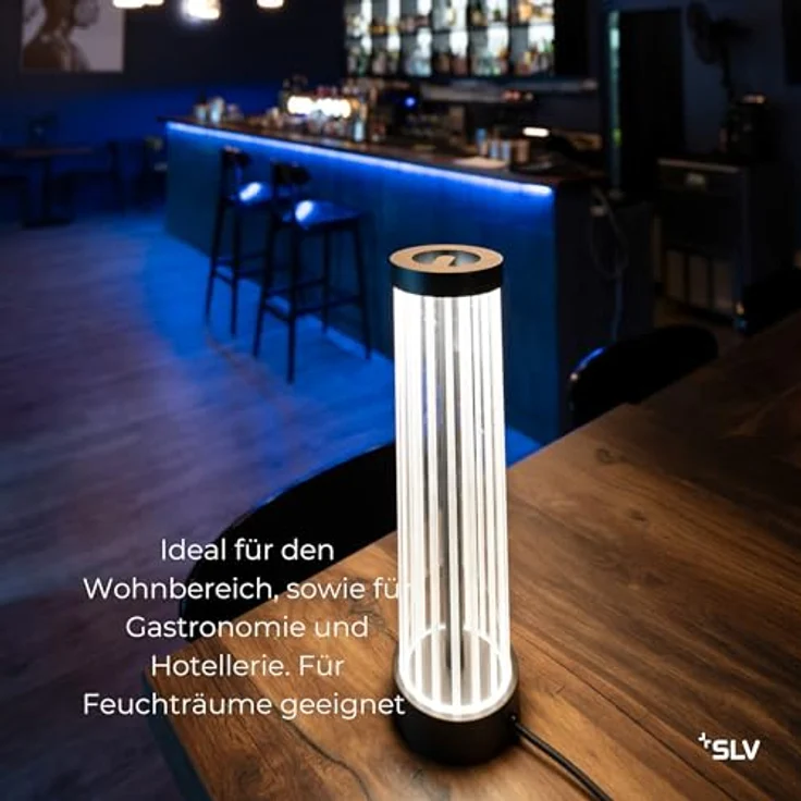 SLV QUIMERA Tischleuchte, LED, 2700/3000K, dimmbar, dunkel bronze, 1008038 – Bild 8