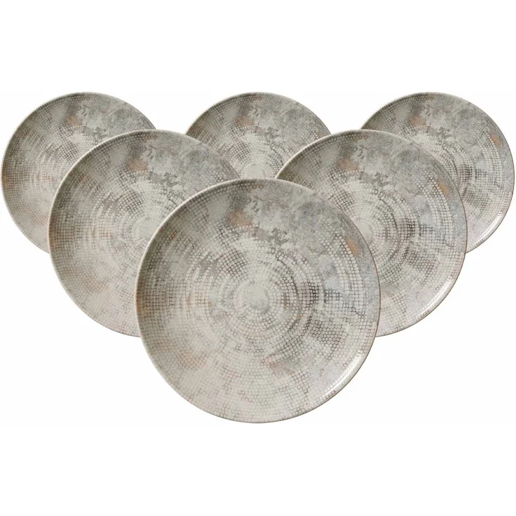 Ritzenhoff & Breker Cecina Dessertteller ø 20,5 cm 6er Set perle – Bild 1