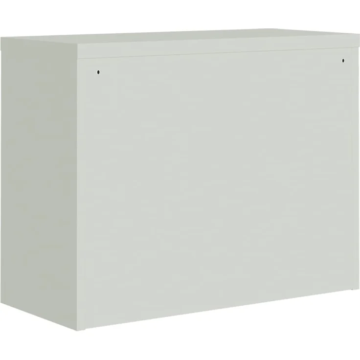 vidaXL Aktenschrank Hellgrau und Blau 90x40x70 cm Stahl 339726 – Bild 5