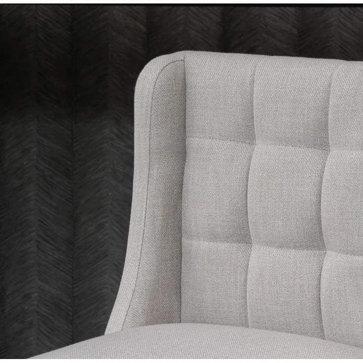 2er-Set Barhocker mit Knopfheftung, Massivholz, inkl. Fußstütze, 47 cm x 50 cm x 101 cm, Grau + Natur--Beige--101x50x47cm--YOUDENOVA – Bild 10