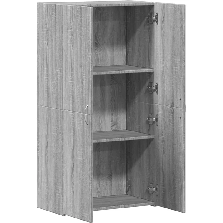 vidaXL Aktenschrank Grau Sonoma 60x32x115 cm Holzwerkstoff 840777 – Bild 8