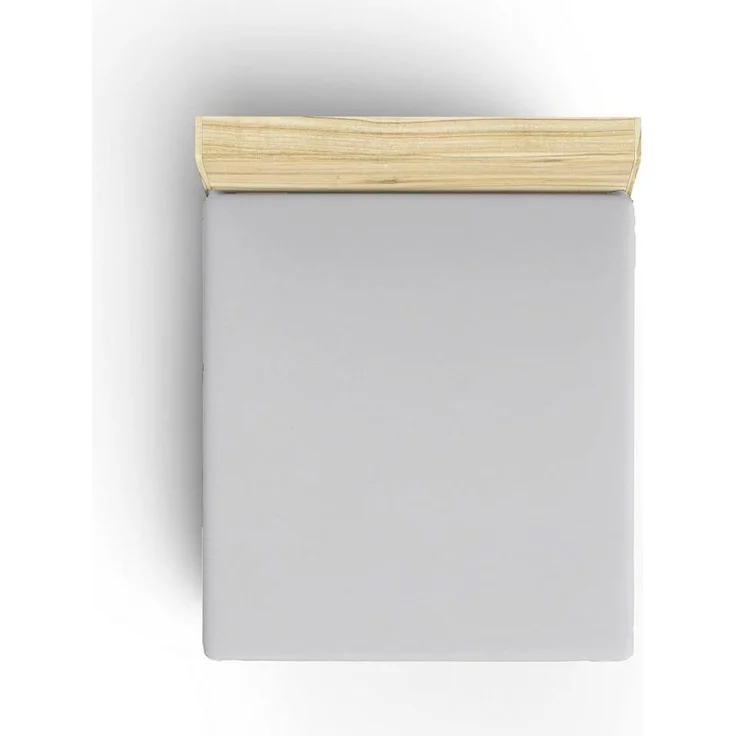 L'essentiel Maison 'Grey' Ranforce King Spannbettlaken (FR) (IT) (ES) (DE), Grau, 200+30 x 160 cm – Bild 1