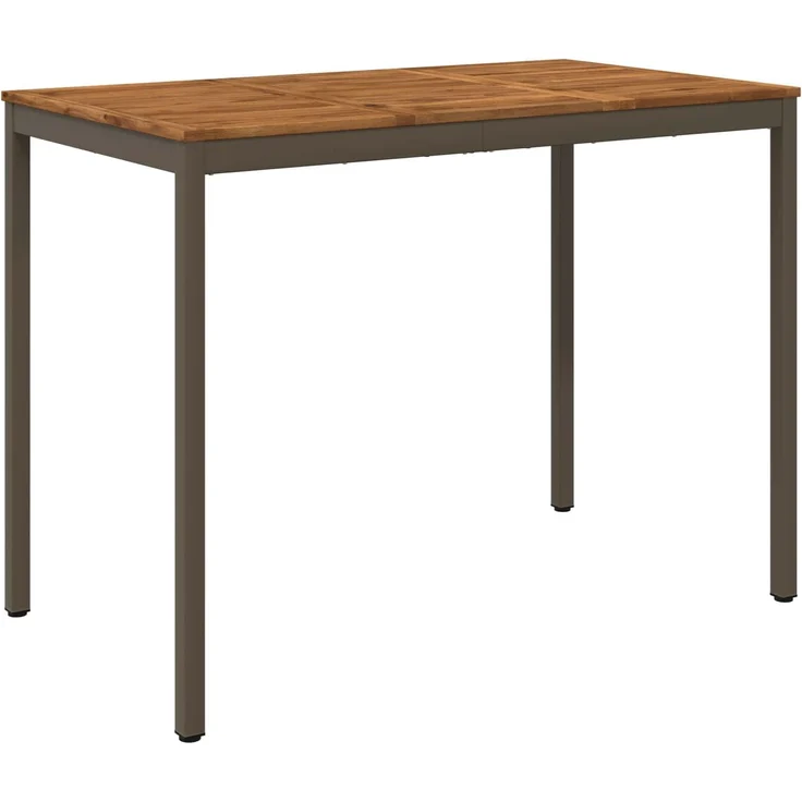 vidaXL Gartenbar-Tisch Natur und Kaffee 141 x 80,5 x 105 cm 901348 – Bild 1