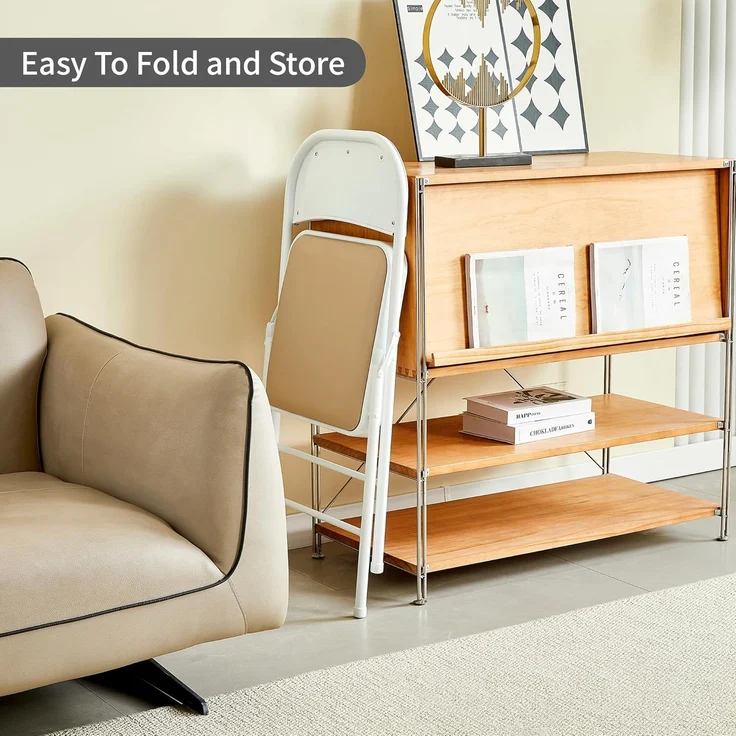 MCC direct Klappstuhl Kunstleder Klappstuhl gepolstert im 1er, 2er, 4er und 6er Set (2 St) – Bild 7