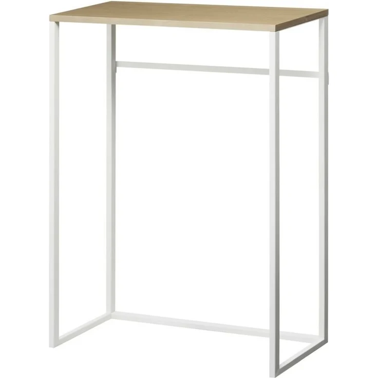 Yamazaki Konsolentisch "Tower" 60cm breit platzsparend, Beistelltisch schmal, Flurtisch, 60x80x18cm, Ablage aus Holz – Bild 2