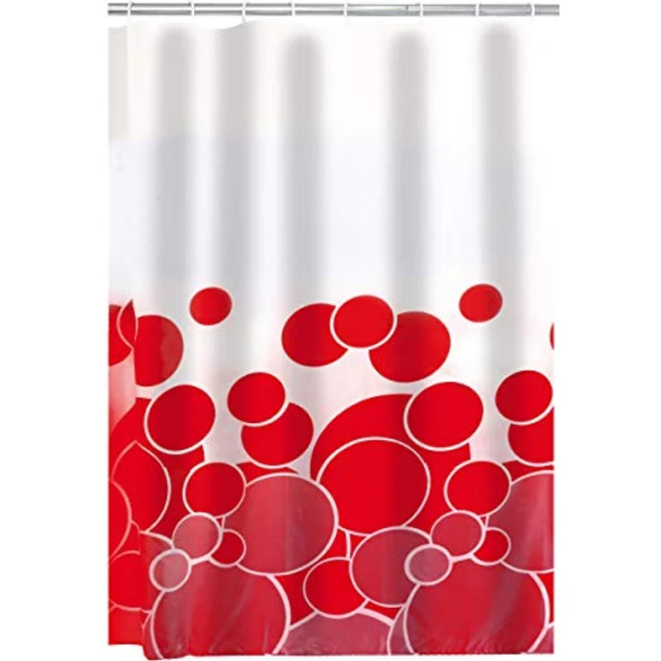 Ridder Duschvorhang Kani rot Breite 180 cm – Bild 2