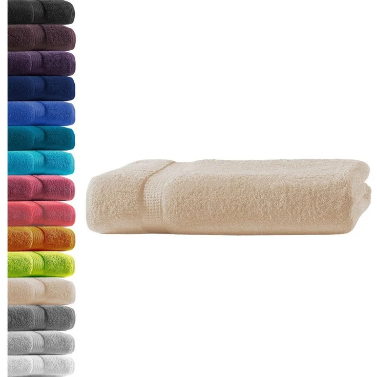 Hometex Premium Textiles Handtuch in Premium Qualität 500 g/m², Feinster Frottier-Stoff 100% Baumwolle, 1x Badetuch, weich, saugfähig, extra schwer & flauschig - TEST BILD TOP MARKE 2025 – Bild 1