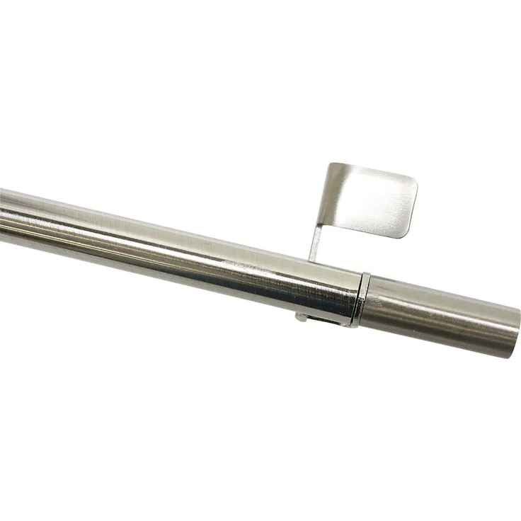 GARDINIA Scheibenstange Klemmstange Filigrano Zylinder, Ø 10 mm, ausziehbar, ohne Bohren, geklemmt, Serie Press&Go