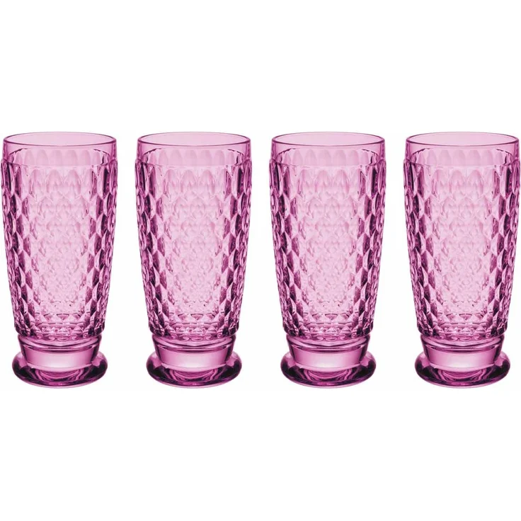Villeroy & Boch Boston Coloured Longdrinkglas 400 ml Berry 4er Set – Bild 3