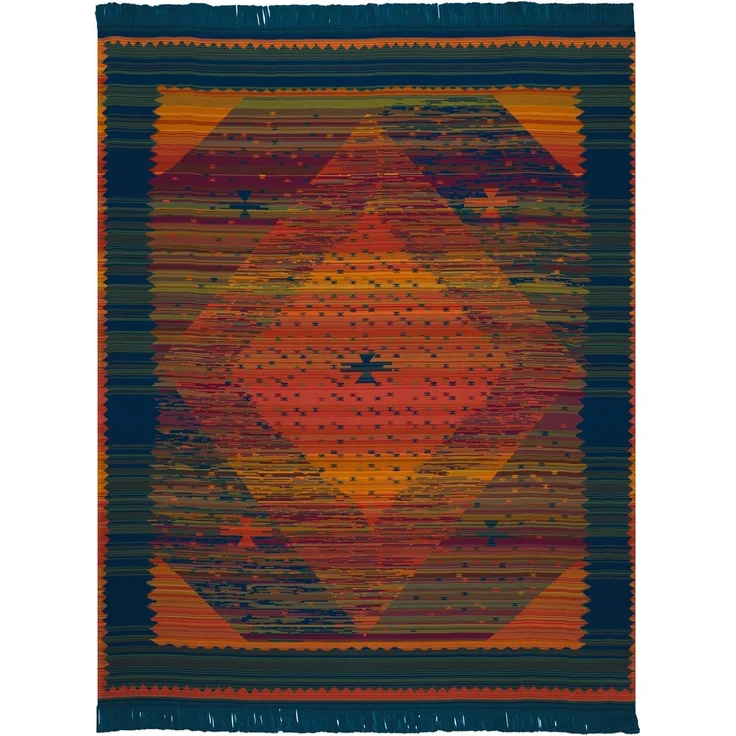 Wohndecke Marrakesh, orientalische Kuscheldecke in 150x200 cm, Biederlack, Decke aus Baumwollmischgewebe, Made in Germany – Bild 1