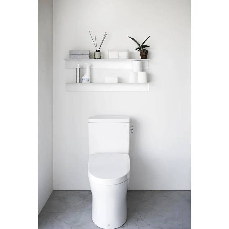 Yamazaki 1931 TOWER Wandregal mit Magnetwand (90 cm), weiß, Stahl/ABS-Harz, minimalistisch, 90 x 15,7 x 9 cm – Bild 9