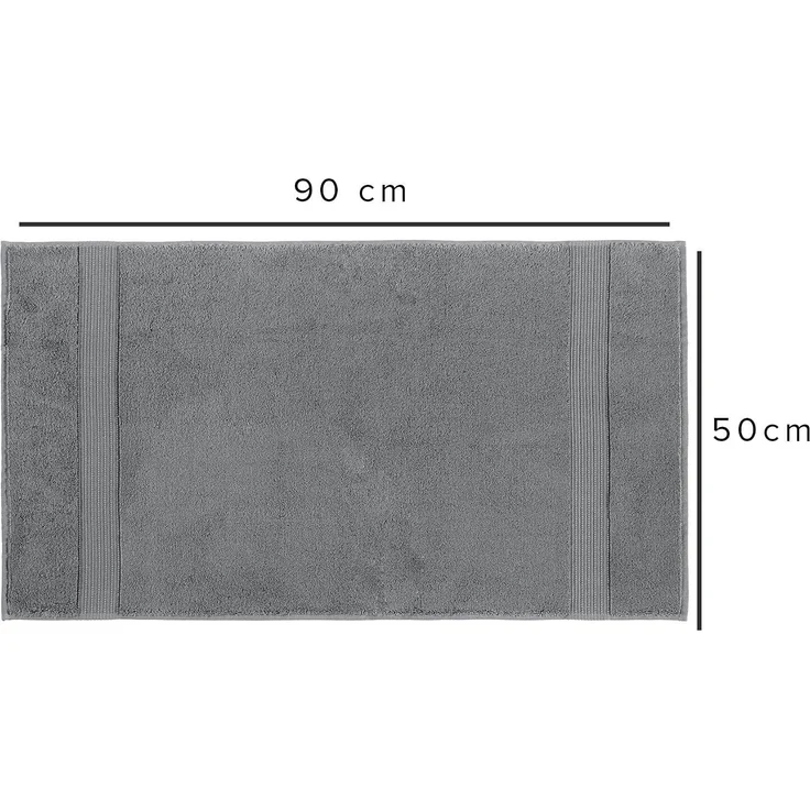 Mijolnir 'Chicago Hand - Dark Grey' Handtuch, Dunkelgrau, 50 x 90 cm – Bild 3