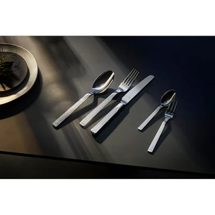 WMF Besteck-Set Art Deco (30-tlg), 6 Personen, Cromargan® Edelstahl Rostfrei, ergonomisch, Cromargan protect – Bild 4