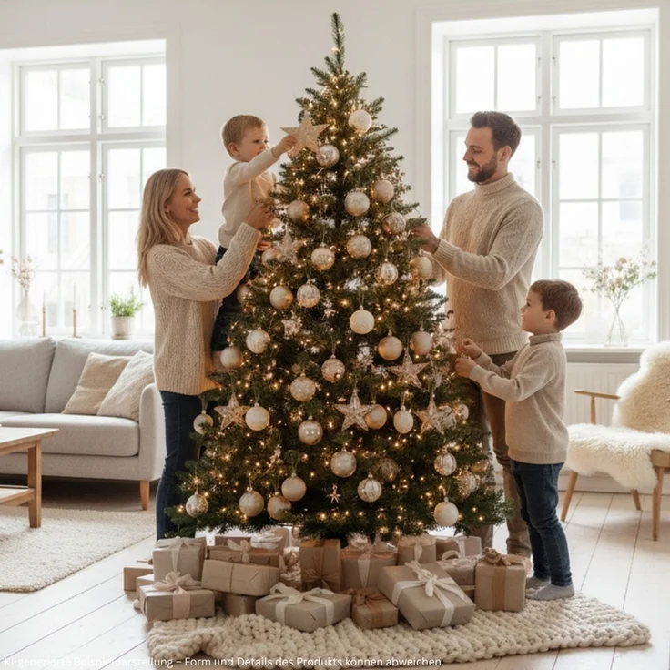 RS Trade 'HXT 19001' Künstlicher Weihnachtsbaum, grün, 240 x 156 x 156 cm – Bild 7