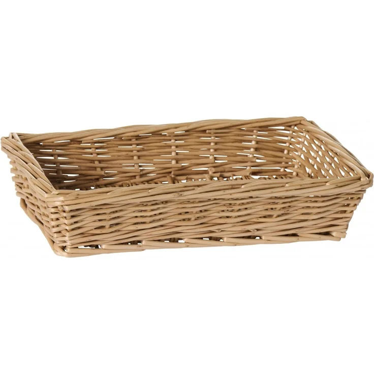 Ib Laursen - Serviettenhalter Korb Serviettenkorb Rechteckig Weide 29041-00