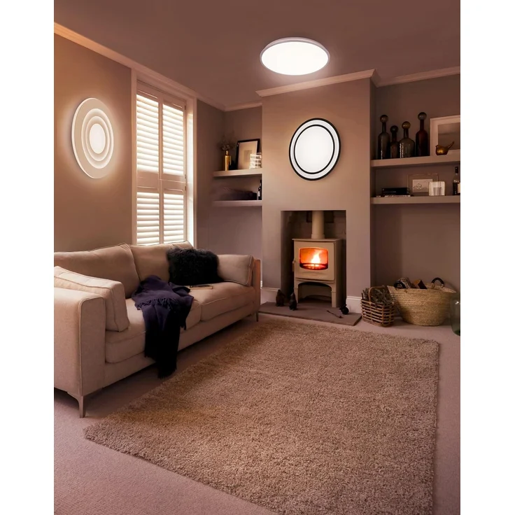 Ledvance LED Deckenleuchte Orbis Berlin Ø 49 cm warmweiß schwarz – Bild 3