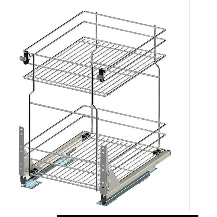 Prima-Online Auszugsunterschrank Unterschrankauszug Küchenauszug Schrankauszug Bodenschiene 150-600 mm – Bild 4
