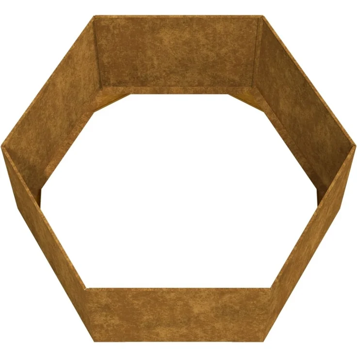 vidaXL Pflanzkübel Rostig 90x90x45 cm Cortenstahl 823676 – Bild 6