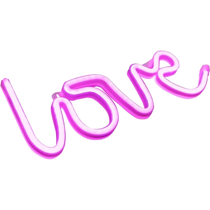 Just light LED Dekoleuchte Love 12,5 x 2 x 34,5 cm – Bild 8