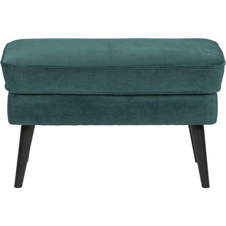 Rocco Hocker Samt Teal