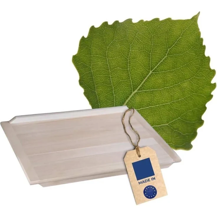 Hofmeister Backbrett Nudelbrett 75 cm Teigbrett Pappelholz, Pappelholz – Bild 1