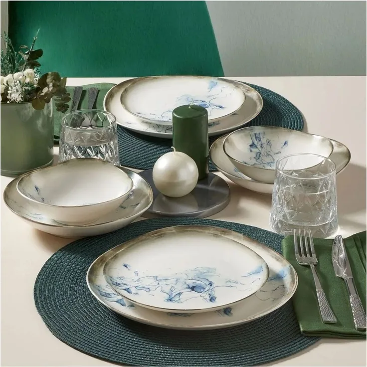 Tafelservice (24-teilig), 'GBSRD24KY41023178', Mehrfarbig