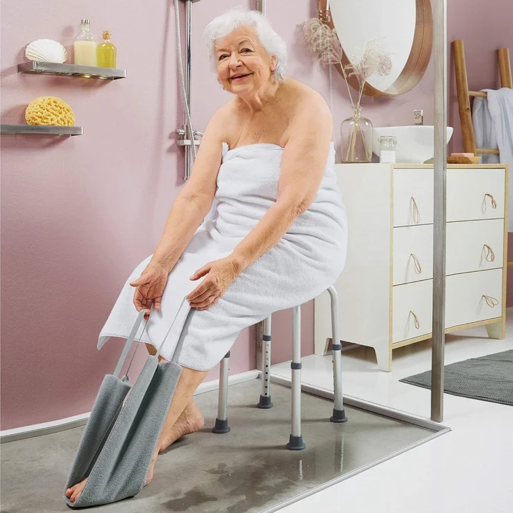 Erwin Müller Waschhandschuh Waschgurt 10er-Pack, Uni – Bild 5