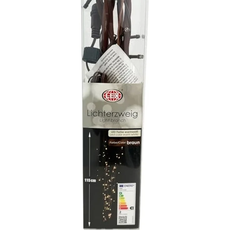 Lichterzweige / Dekozweig braun mit 80 LEDs – Bild 6