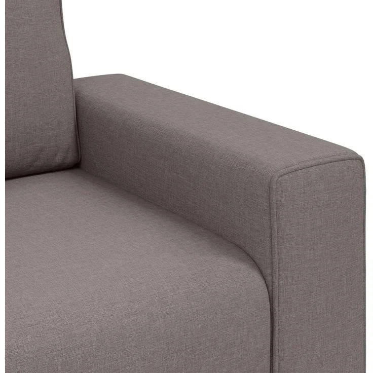 vidaXL Sofa-Sessel Taupe 100 cm Stoff 4105213 – Bild 6