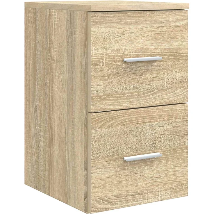 vidaXL Badezimmerschrank-Set 3 stk. Sonoma-Eiche 136 x 35 x 80 cm 3405861 – Bild 5