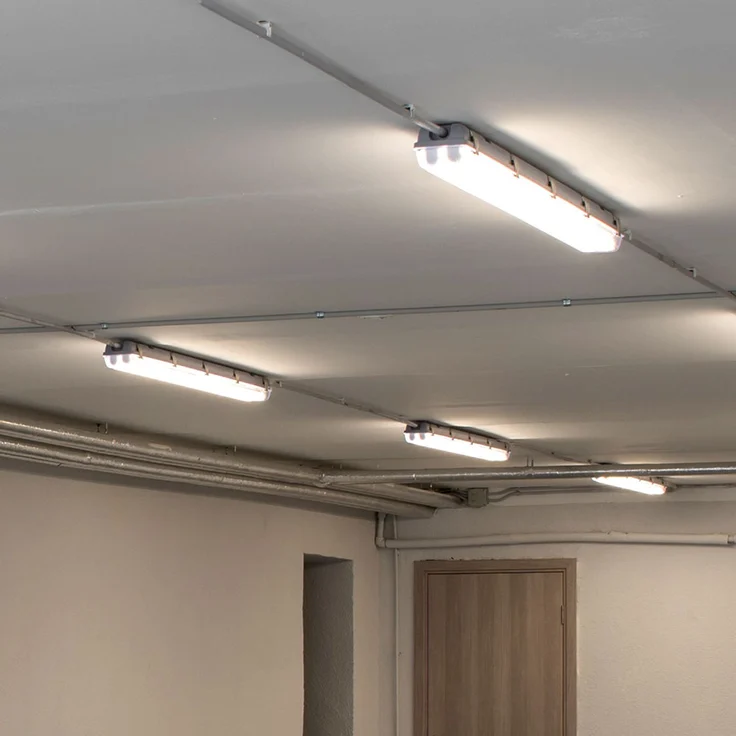 4x LED Wannenleuchten, 5760 Lumen, Kaltweiß, L 150 cm, VT-1574 – Bild 4