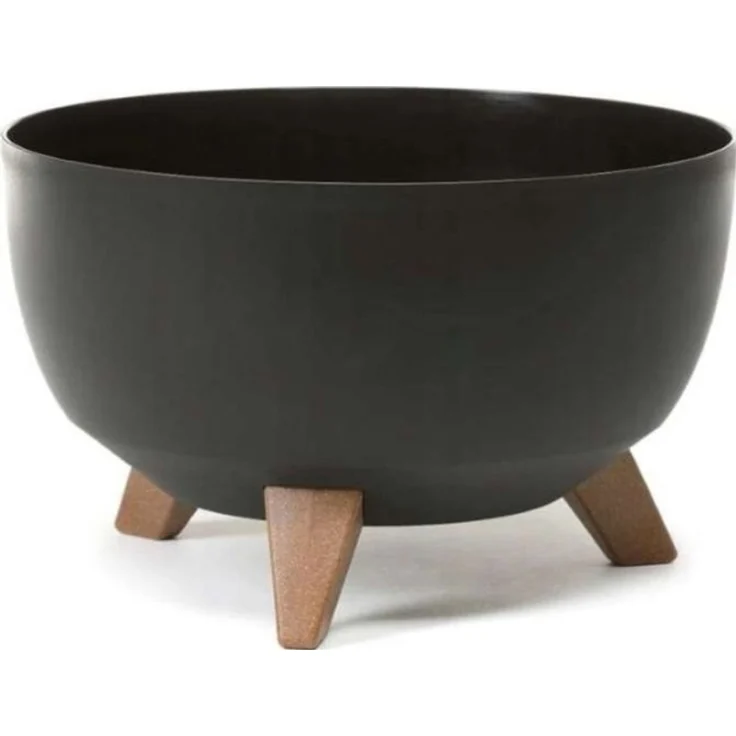 Blumentopf Lamela Roma 882-04 Kunststoff Ø 47 cm schwarz