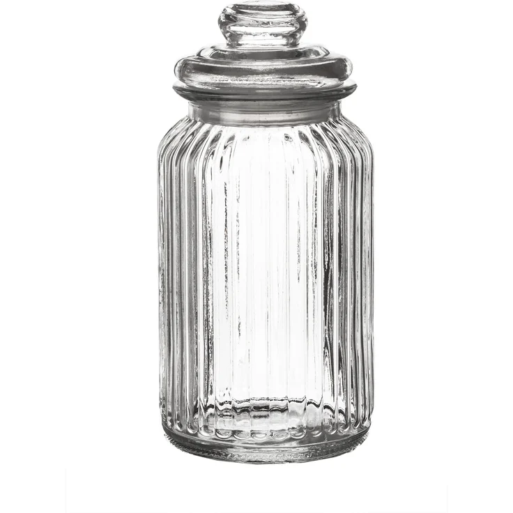 BigDean 3x Bonbongläser Bonboniere 1,3 Liter - Mit Deckel - Für Süßigkeiten, Kekse, Kräuter & Gewürze - Vintage Vorratsgläser - Die idealen Helfer für Küche & Haushalt – Bild 6