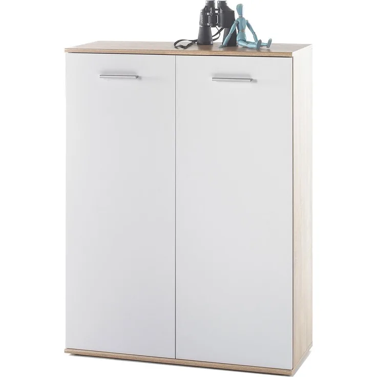 Schuhschrank >Mansfield< in Sonoma-Eiche - 90x120x36cm (BxHxT)