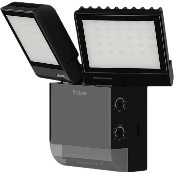 Theben LED-Strahler 17 Watt, sw theLeda S17-100 BK